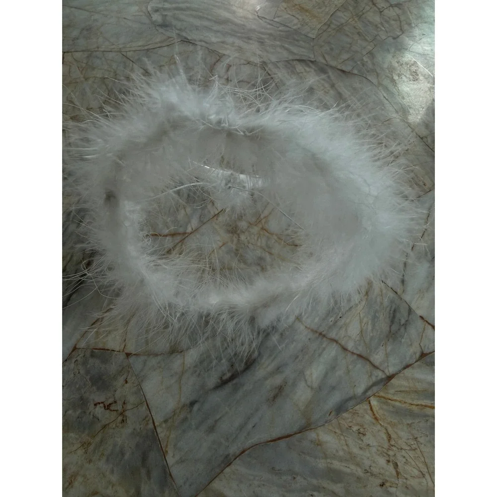 White Feather Angel Halo Headband‎ Costume Accessory Marabou Ethereal White